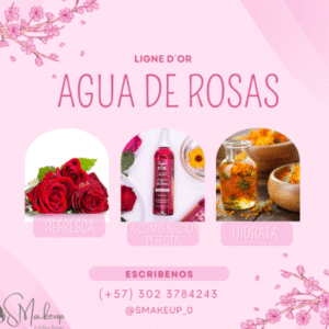 Ligne D'or agua se rosas y calendula